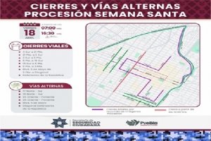 Recorridos y cierres programados por las im&aacute;genes de la procesi&oacute;n