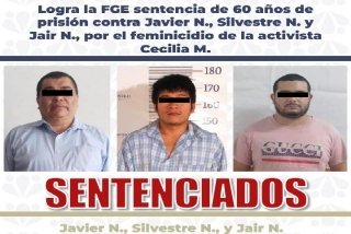 Dictan 60 a&ntilde;os de prisi&oacute;n a Javier L&oacute;pez Zavala por el feminicidio de Cecilia Monz&oacute;n