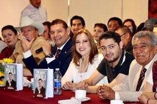 La fuerza migrante con Armenta Por Amor a Puebla