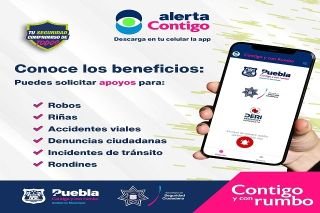 Suman m&aacute;s de 23 mil descargas de &ldquo;Alerta Contigo&rdquo;