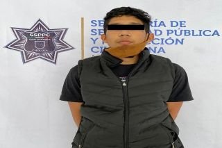Detiene polic&iacute;a de San Andr&eacute;s Cholula a presunto responsable de robo de veh&iacute;culo