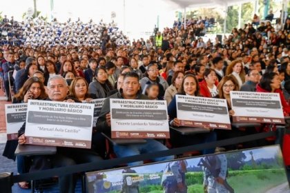 Puebla impulsa educaci&oacute;n con inversi&oacute;n hist&oacute;rica en infraestructura y mobiliario escolar