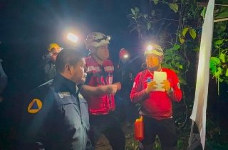 Por tercer d&iacute;a consecutivo se mantiene b&uacute;squeda en Gruta de Chichicazapa