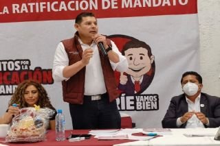 &ldquo;Con unidad en Morena vamos por la ratificaci&oacute;n de mandato&rdquo;: Alejandro Armenta