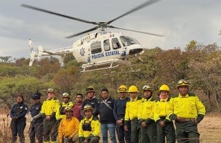 Coordinaci&oacute;n interinstitucional logra sofocar incendio forestal sin da&ntilde;os a poblaci&oacute;n en Cohetzala
