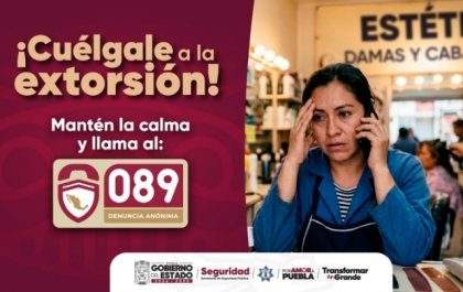 Brinda SSP atenci&oacute;n en Tecamachalco para prevenir llamadas y mensajes de extorsi&oacute;n