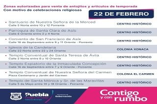 Por inicio de cuaresma Ayuntamiento de Puebla autoriza comercio en ocho puntos de la ciudad
