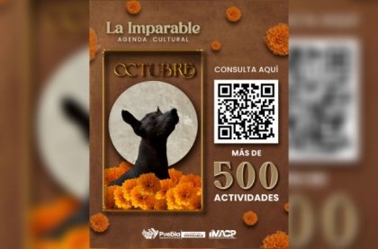 Presenta IMACP m&aacute;s de 500 actividades para octubre en la Agenda Cultural
