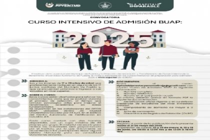 Ofrece IJMP a j&oacute;venes cursos gratuitos de preparaci&oacute;n para ingreso a la universidad