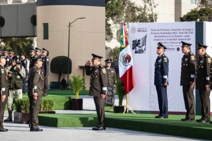 Maximiliano Cruz Ramos asume como Inspector y Contralor de la SEDENA