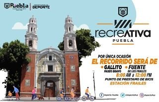 Anuncia Ayuntamiento de Puebla cambio temporal en V&iacute;a Recreativa este domingo 3 de octubre