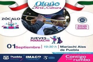 Puebla capital celebrar&aacute; el mes patrio con m&aacute;s de 80 actividades culturales