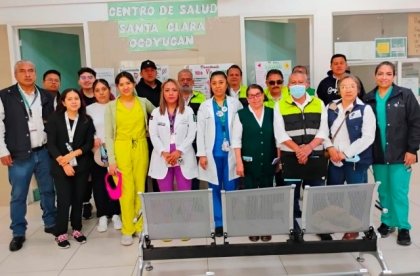 DPRIS despliega brigadas sanitarias para proteger a familias afectadas por lluvias en Puebla