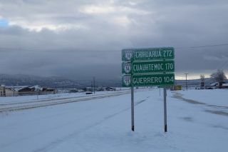 Alertan por bajas temperaturas en Chihuahua, registran ca&iacute;da de nieve