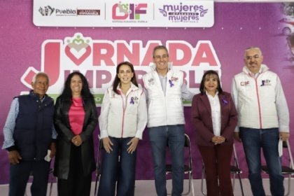 Inauguran MariElise Budib y Pepe Chedraui Jornada Integral en Amalucan a favor de las mujeres