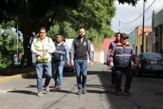 Supervisa Gobierno de la Ciudad trabajos de mantenimiento vial en avenida 11 Oriente
